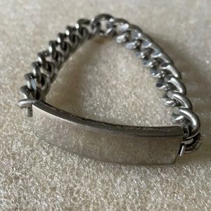 Vintage sterling and stainless speidel bracelet